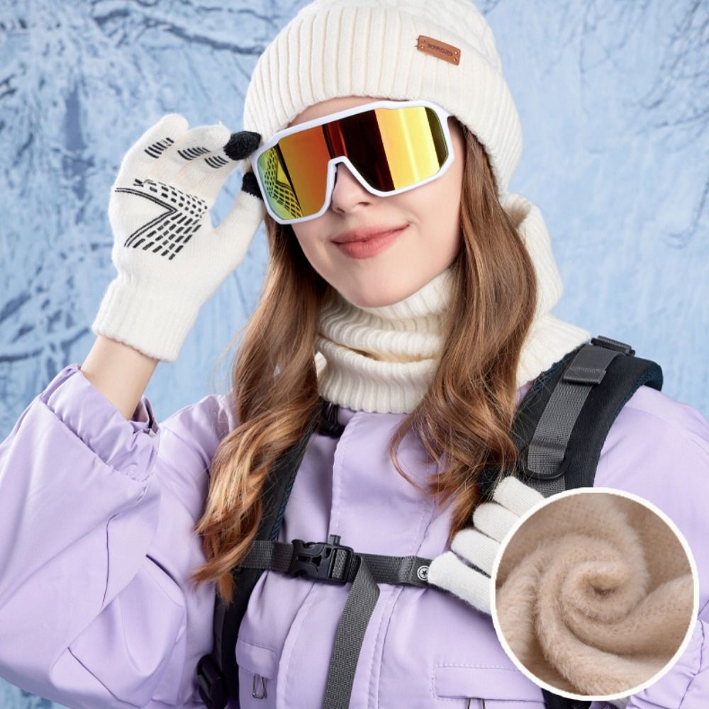 Wool Glove Lined - 3 шт., однотонная шапка для пешего