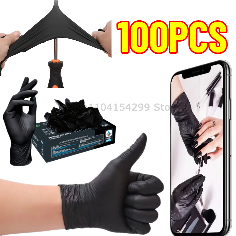 Nitrile Mechanic Glove - Одноразовые нитриловые водонепроницаемые перчатки для мытья