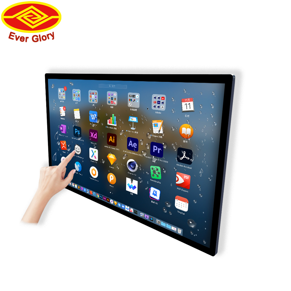 Touchscreen Glove Capacitive - Настраиваемый 27-дюймовый промышленный уличный сенсорный монитор