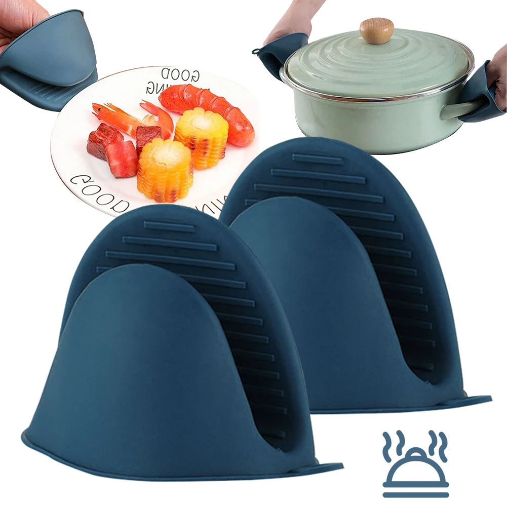 Oven Mitt Silicone - Силиконовые термостойкие прихватки-рукавицы для духовки, нескользящие