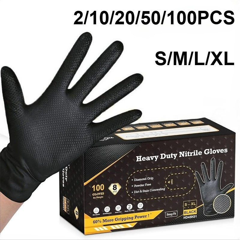 Nitrile Mechanic Glove - 2-100 шт., 8 мил, сверхмощные промышленные