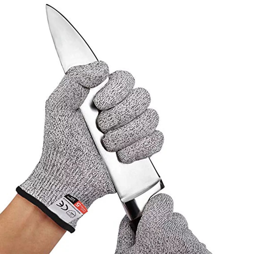 Cut Resistant Glove - Перчатки с защитой от порезов, серые,
