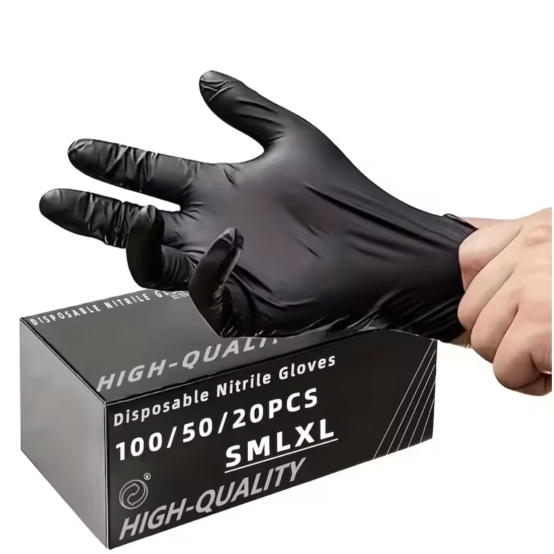 Nitrile Mechanic Glove - 100/50/20 шт. нитриловых перчаток, утолщенные одноразовые
