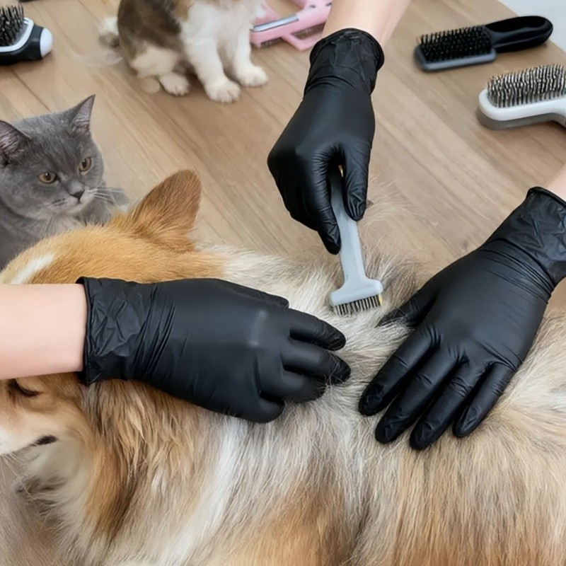 Nitrile Mechanic Glove - 50 шт. одноразовых нитриловых перчаток пищевого