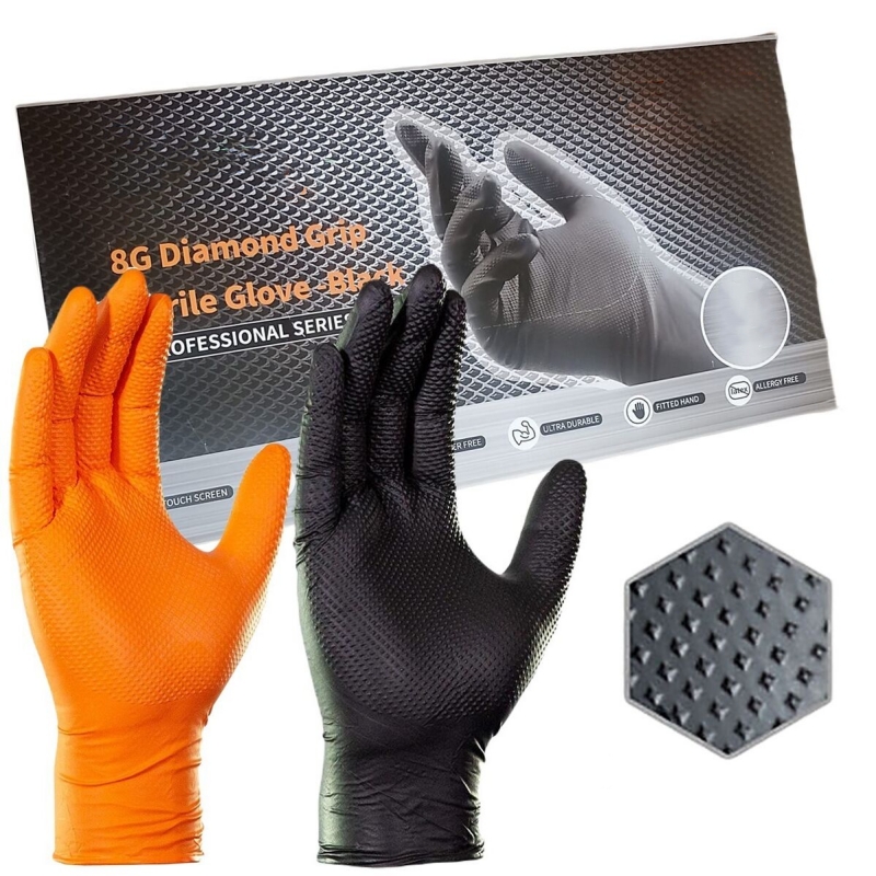 Nitrile Mechanic Glove - 8 мил толстые сверхмощные защитные рабочие