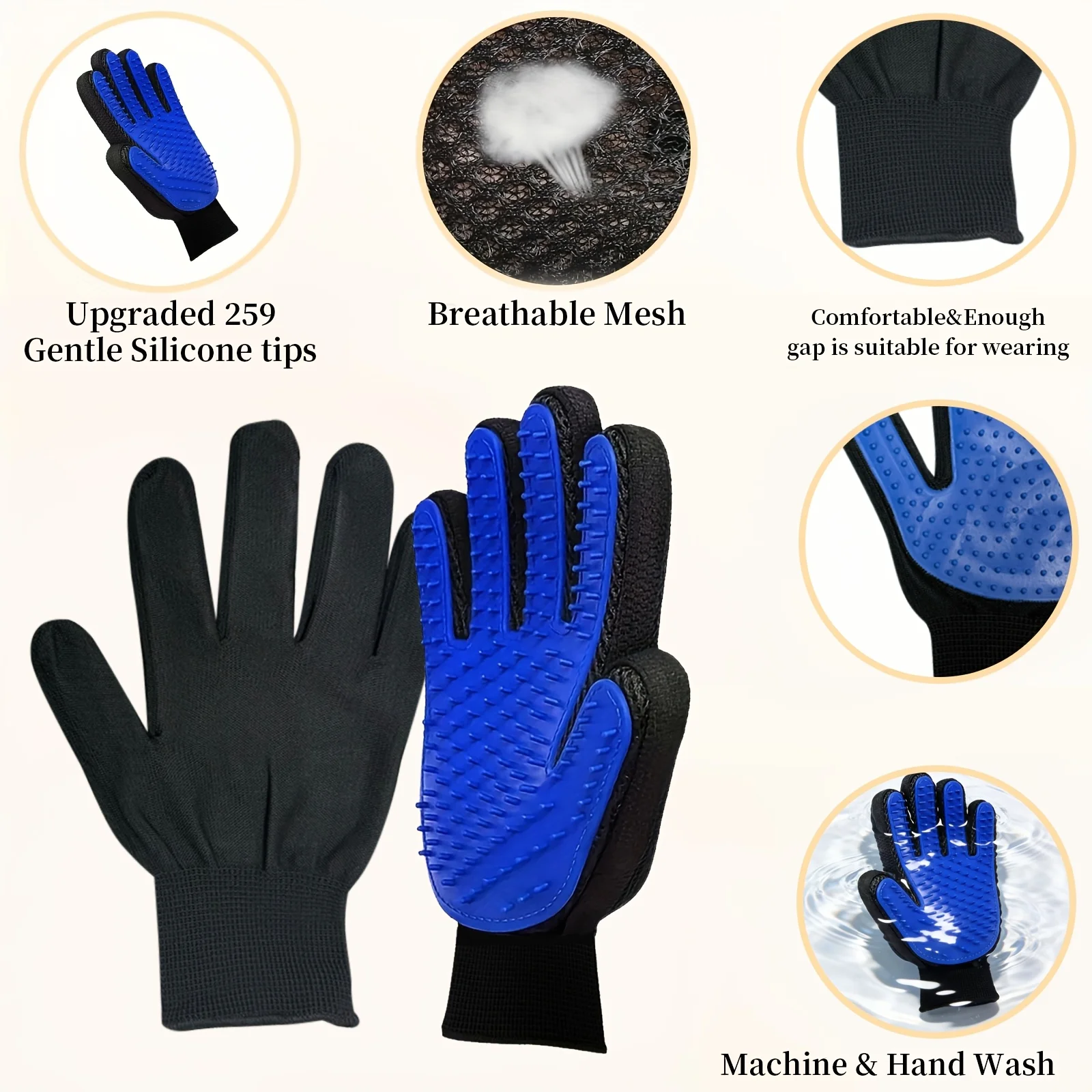 Перчатки для ухода за кошками: – обзор и цена Rubber Glove Cleaning