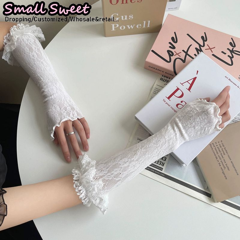 Женские белые нарукавники в ст – обзор и цена Fingerless Glove Knit