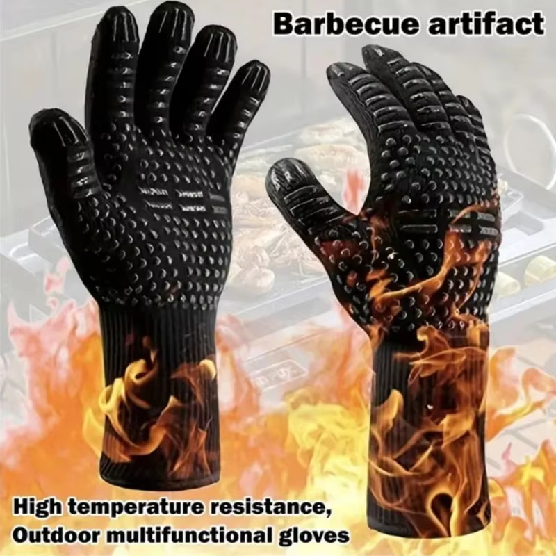 Цельные перчатки для барбекю,  – обзор и цена Oven Mitt Silicone