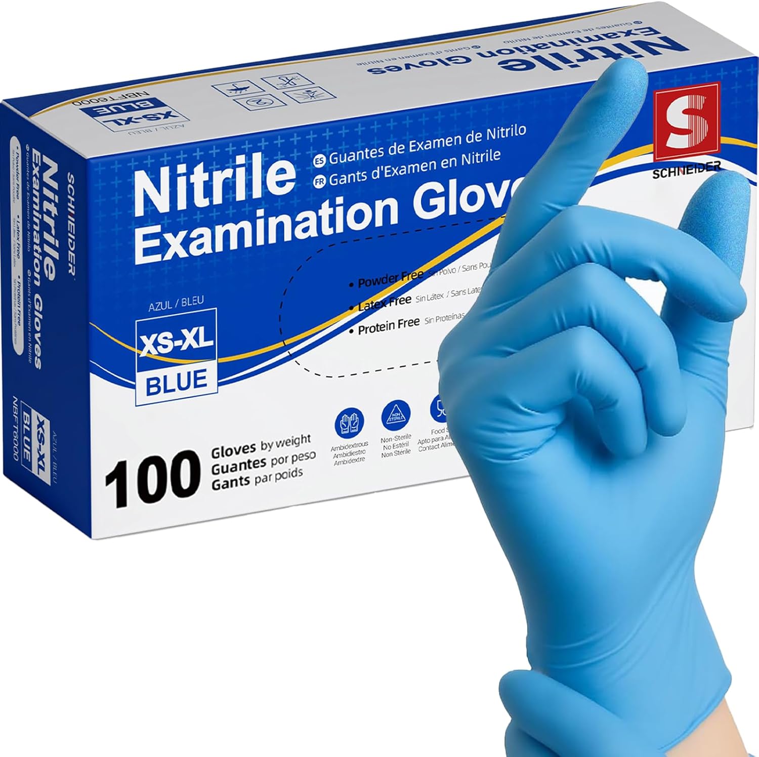 Медицинские нитриловые смотров – обзор и цена Exam Glove Nitrile
