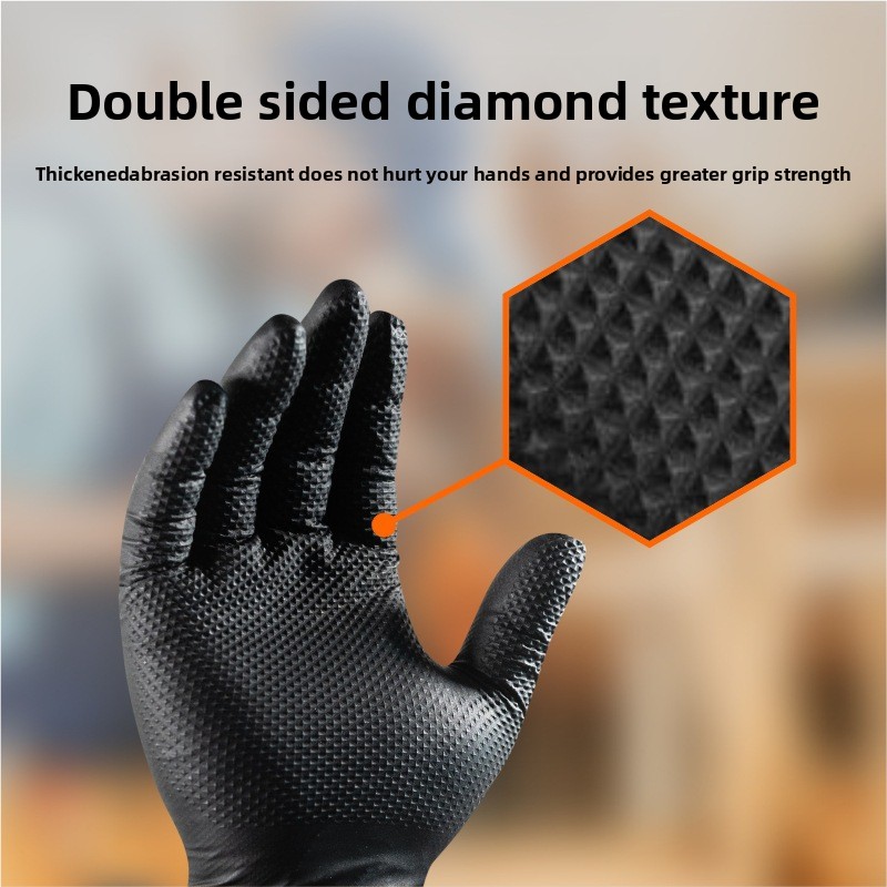 Усиленные нитриловые перчатки  – обзор и цена Nitrile Mechanic Glove