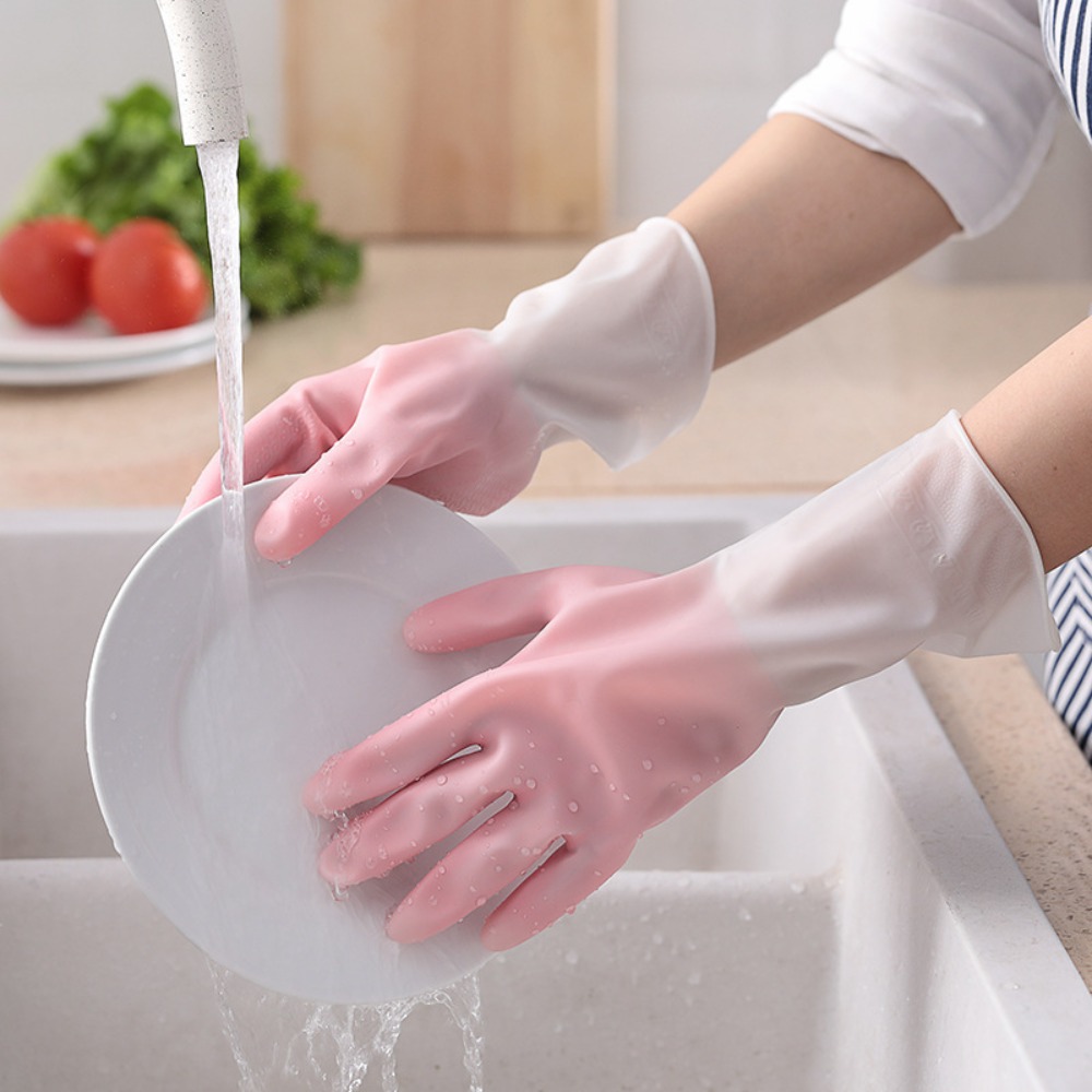 Прочные утолщенные латексные п – обзор и цена Rubber Glove Cleaning