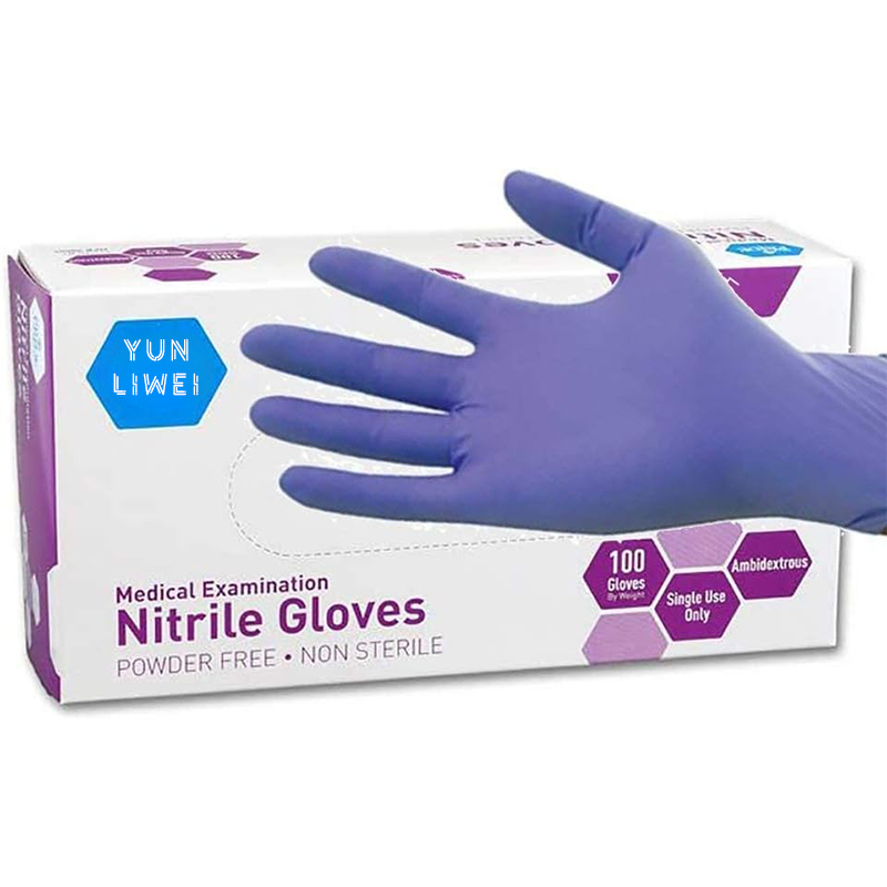 Мягкие фиолетовые нитриловые п – обзор и цена Exam Glove Nitrile