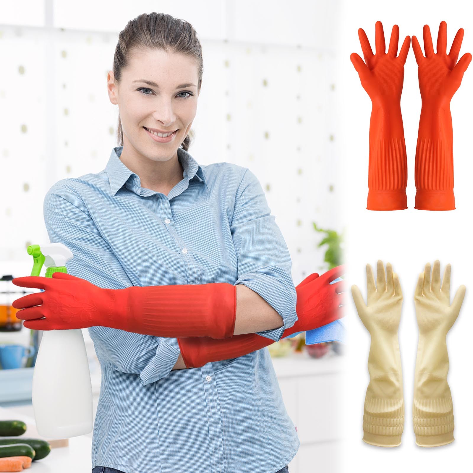 1 пара гибких удобных резиновы – обзор и цена Dish Glove Rubber
