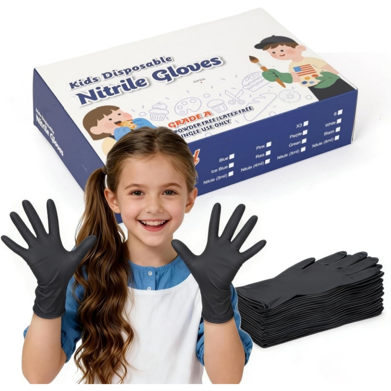 Детские черные нитриловые одно – обзор и цена Nitrile Mechanic Glove