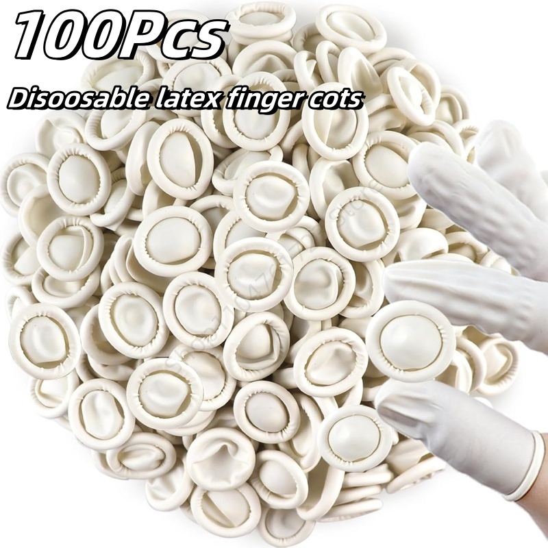 100 шт. одноразовых резиновых  – обзор и цена Latex Disposable Glove