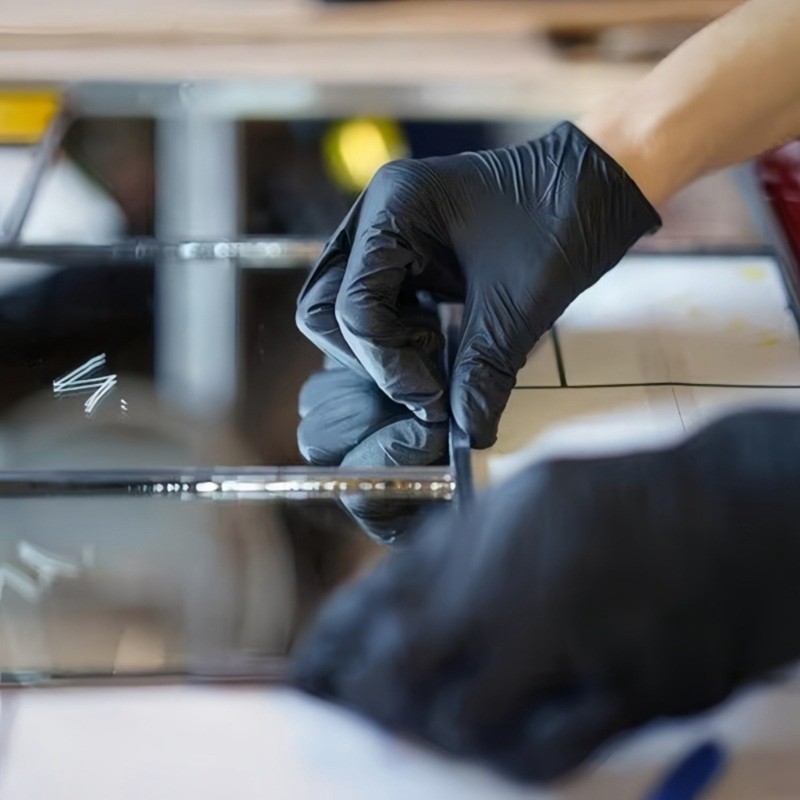 50 шт. одноразовых нитриловых  – обзор и цена Nitrile Mechanic Glove