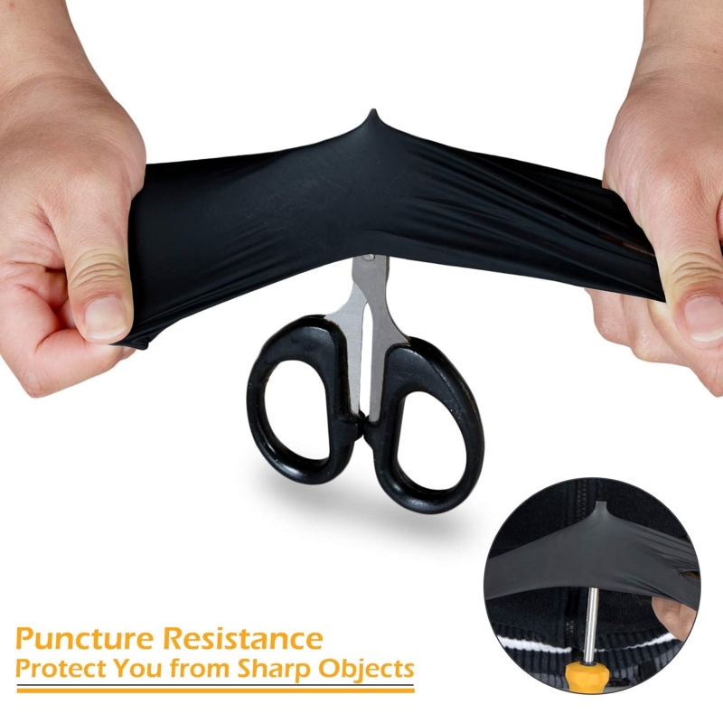 100 шт. черных нитриловых перч – обзор и цена Nitrile Mechanic Glove