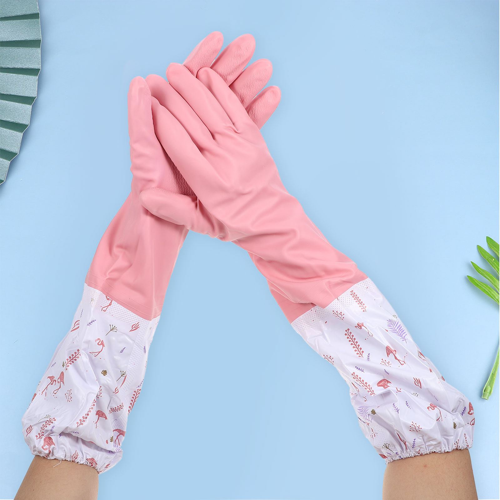 2 пары перчаток для уборки, во – обзор и цена Dish Glove Rubber