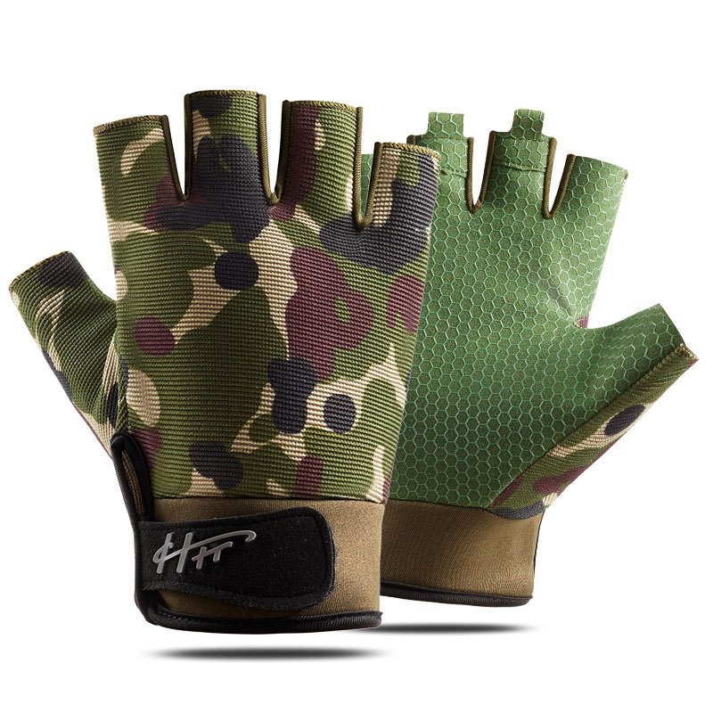 1 пара рыболовные перчатки с о – обзор и цена Cycling Glove Padded