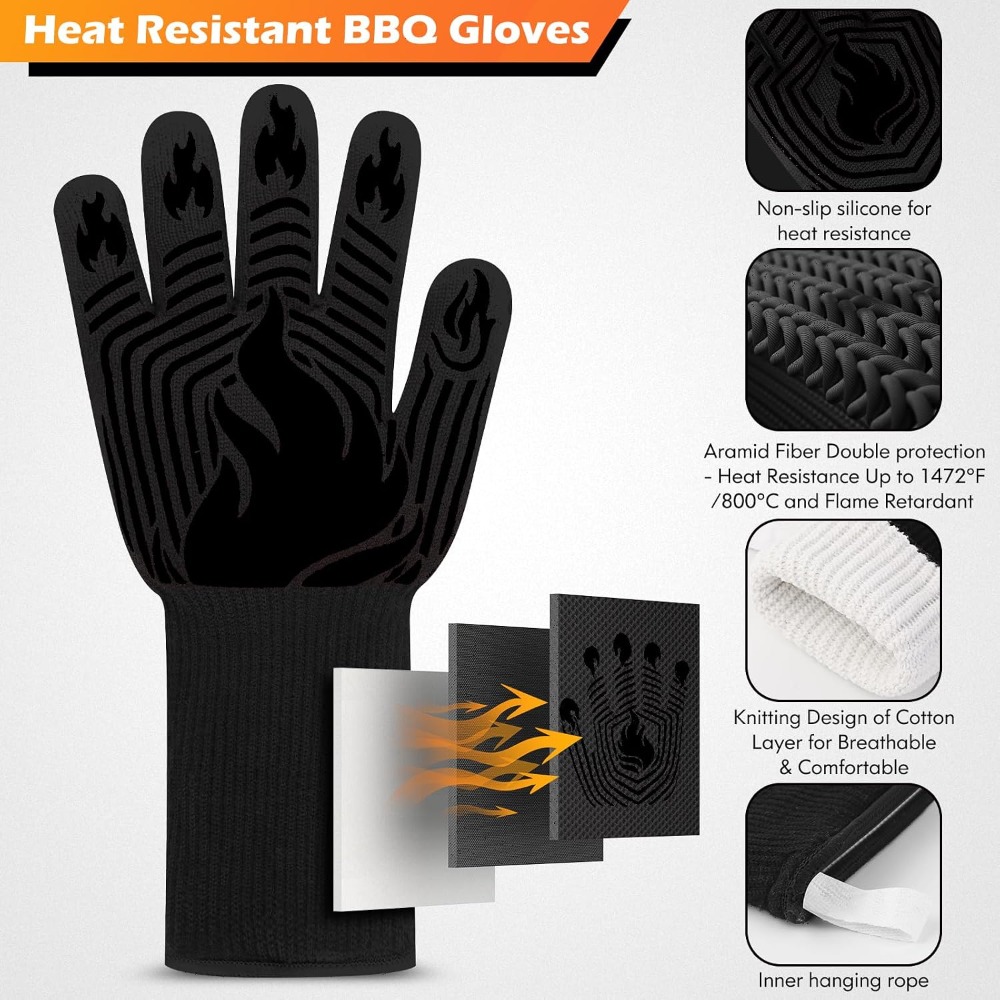 Перчатки для барбекю, 1472 ° Т – обзор и цена Heat Resistant Glove